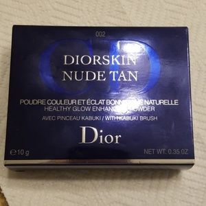NIB Diorskin Nude Tan Powder w/kabuki brush